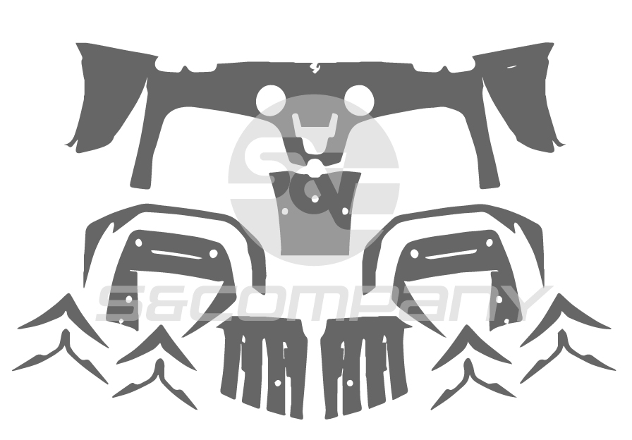 Rear Bumper (with Diffuser)